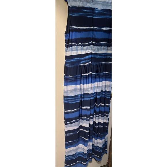 DR-Donna Ricco by Macy’s 14 women’s maxi dress w/top accent - Picture 5 of 8